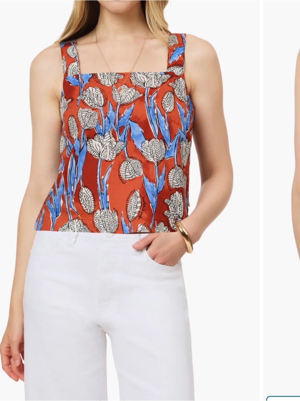 Scotch and Soda Women’s Floral Tank-Small